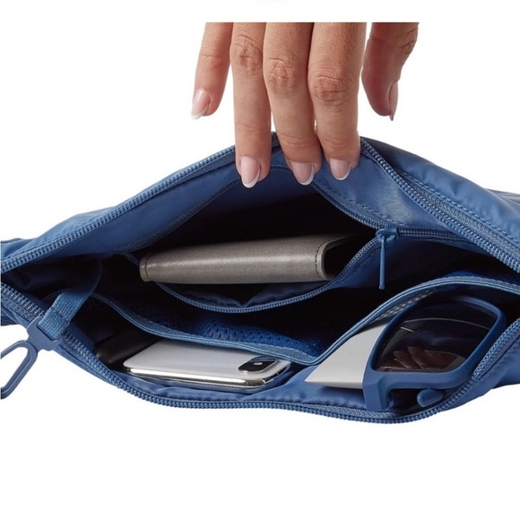 32 Degrees Cool | Women's Water Resistant Adjustable Strap Crossbody Bag | Blue - Picture 7 of 7